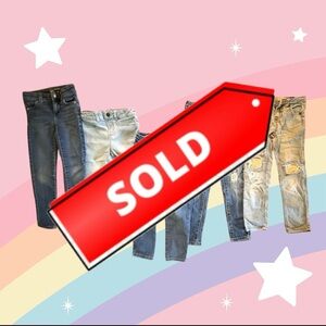 Stylish Girl’s Denim Jeans - 5 pairs